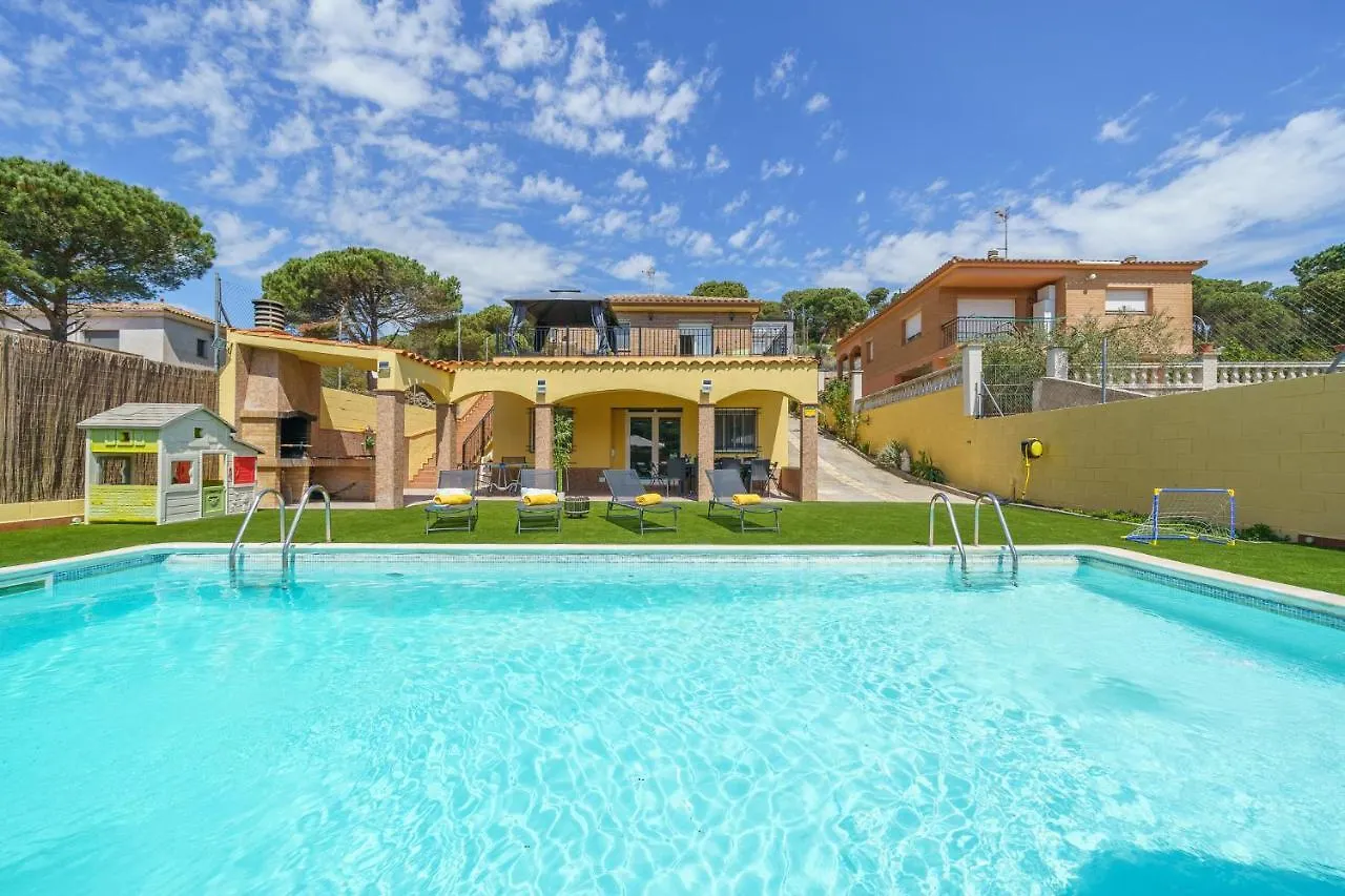 Villa Denis Lux, Gran Zona Exterior Con Piscina Lloret de Mar Spain